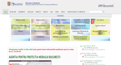 Desktop Screenshot of apmbuc.anpm.ro