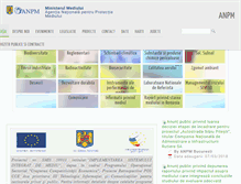 Tablet Screenshot of anpm.ro