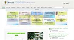 Desktop Screenshot of apmbr.anpm.ro