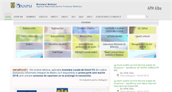 Desktop Screenshot of apmab.anpm.ro