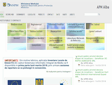 Tablet Screenshot of apmab.anpm.ro