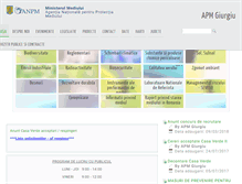 Tablet Screenshot of apmgr.anpm.ro