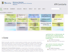 Tablet Screenshot of apmct.anpm.ro