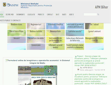 Tablet Screenshot of apmbh.anpm.ro