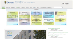 Desktop Screenshot of apmbz.anpm.ro