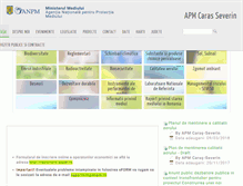 Tablet Screenshot of apmcs.anpm.ro